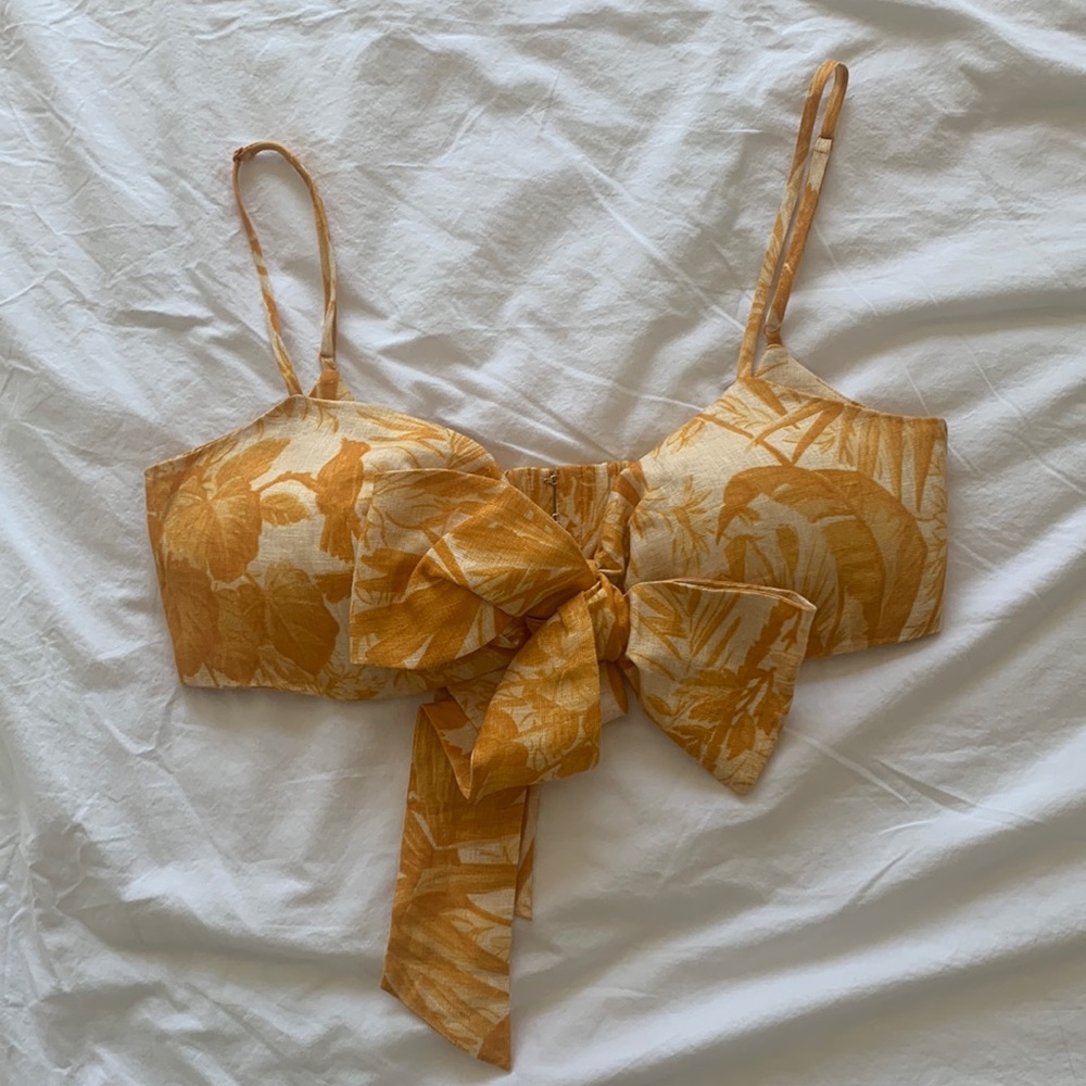 Zimmerman Mae Bow Sweetheart Neckline Bralette